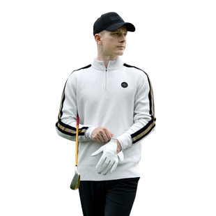 【两件5折】PGA高尔夫男装男士毛衣绵羊毛织衫服装长袖外套上衣