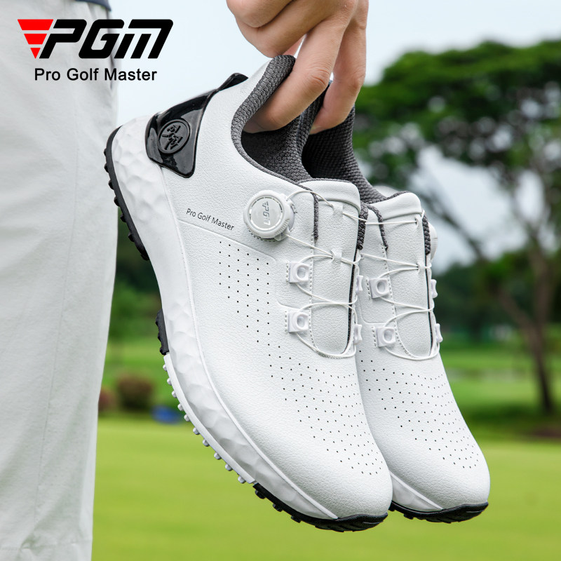 PGM 新款高尔夫球鞋男士减震休闲运动鞋旋钮鞋带男鞋透气防滑鞋子