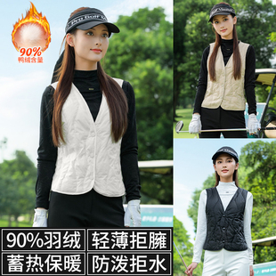 女款 羽绒马甲女士衣服冬装 内搭运动背心外套 高尔夫女装 25秋冬新款