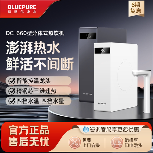 蓝飘尔净水器家用智能控温厨房即热龙头分体加热机DC-660