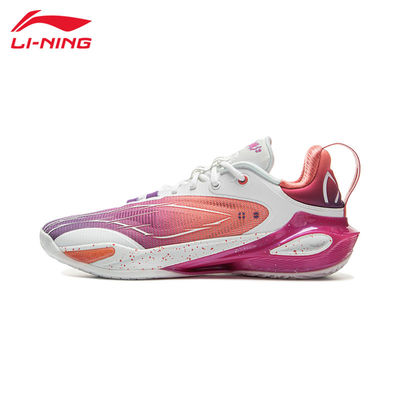 李宁闪击11篮球鞋男子低帮透气回弹耐磨防滑实战运动鞋ABAU053