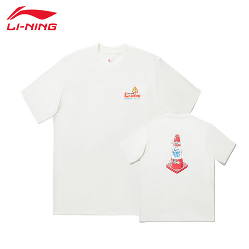 李宁夏季新款时尚圆领上衣T恤