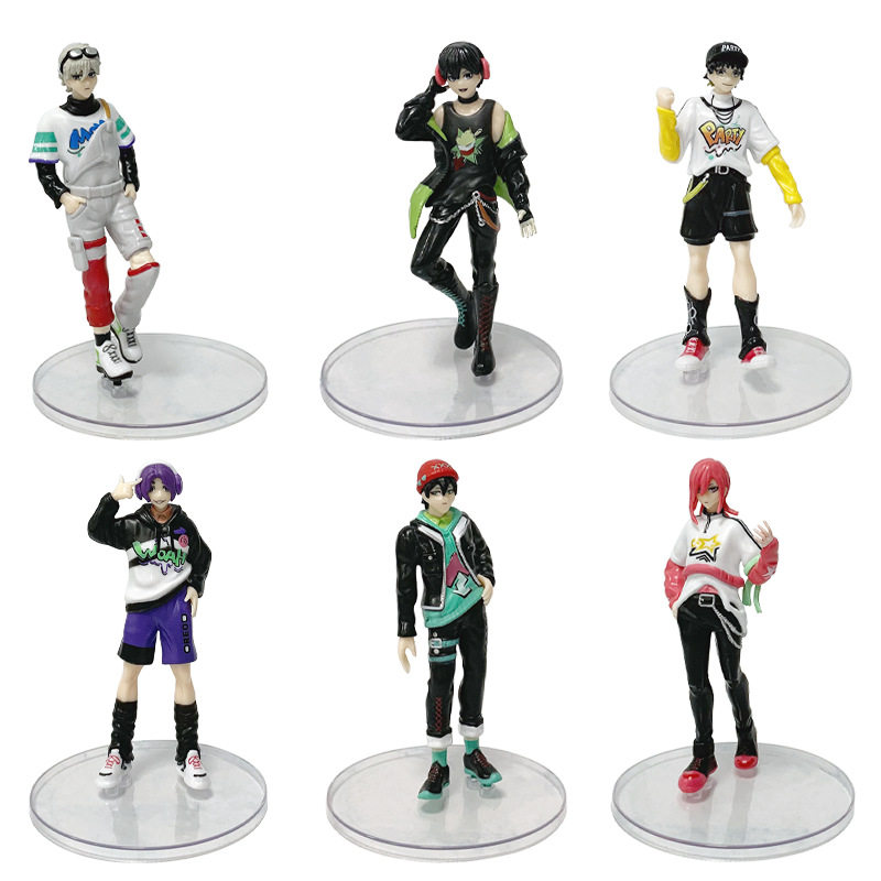 蓝色监狱手办便服洁世一蜂乐回凪诚士郎御影玲王动漫模型摆件周边