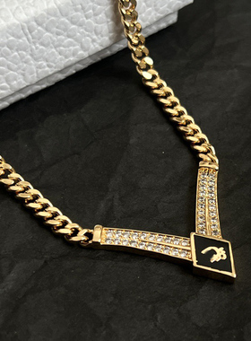 5#大牌迪家镶钻项链女款轻奢小众高级感新款送女朋友饰品生日礼物