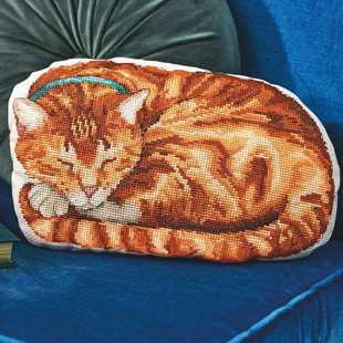 精准印花A071猫咪 ANC安卡线 多金绣铺十字绣自配套件DMC R线