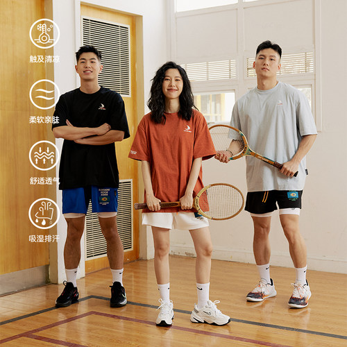 宽松休闲百搭圆领夏季短袖t恤