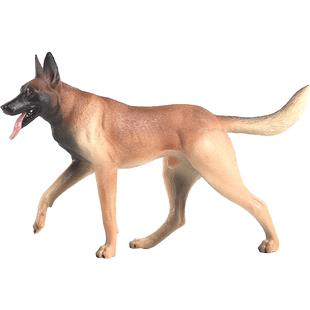 儿童仿真狗狗模型玩具摆件边境牧羊犬金毛犬圣伯纳犬沙皮狗藏獒