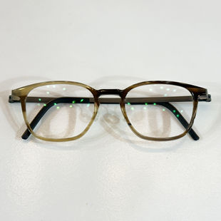 LINDBERG林德伯格眼镜框男女士时尚牛角内圈高端近视1843