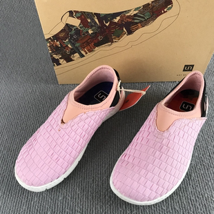 uin瑕疵女鞋彩绘旅行鞋套脚轻便休闲鞋平底透气百搭户外运动鞋春