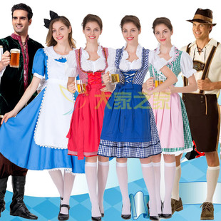 德国啤酒服优质全棉啤酒节服装高级酒庄工作服慕尼黑啤酒节服装