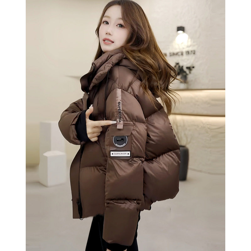 2025年冬季新款短款时尚保暖休闲棉服女感加厚面包服宽松外套,女装/女士精品,棉衣/棉服,淘宝优惠券,粉丝福利购,淘宝优惠卷