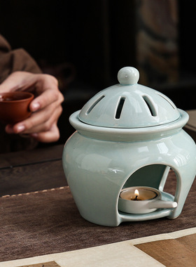 跨境热卖创意家居小摆件陶瓷香薰炉蜡烛香薰灯北欧家用户外精油灯