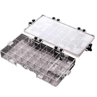 水粉颜料盒36格小迷你大容量便携式油画丙烯48格水彩调色盘小格写生色彩盒子大格子密封分装透明24格保湿收纳