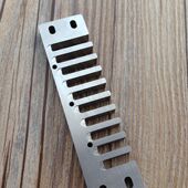 mbc通用sp20 和莱1896 钛格定制 纯钛金属十孔布鲁斯口琴琴格