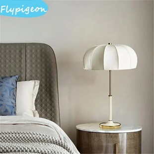 Bauhaus Table Lamp Umbrella Fabric Desk Lamp Modern Creative