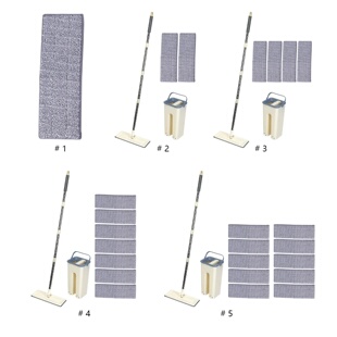 Squeeze Cleaning Bathroom Mop Water Absorption Microfiber S
