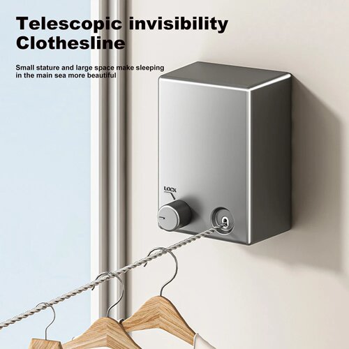 Retractable Clothesline Stainless Seel Pull-Out Clothes-Dry
