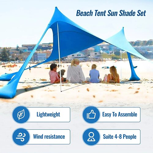 Hot Sell Portable Lycra Beach Canopy Tent UV Protection Sun
