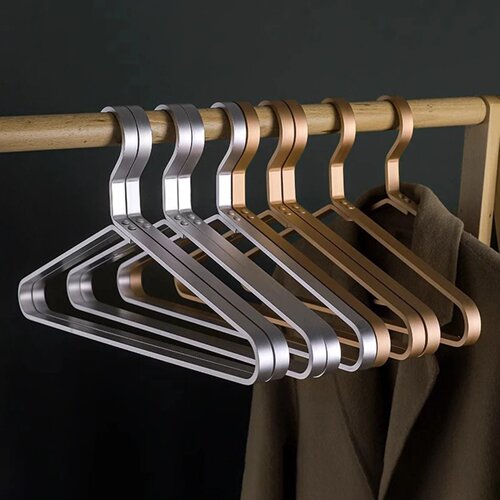Advanced 5PC Coat Hanger Closet Suit Organizer,45CM Solid A