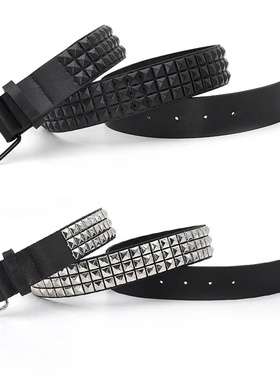 Fashion Rivet Belt Men Women's Studded Belt Punk Rock With