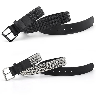 Fashion Rivet Belt Men Women's Studded Belt Punk Rock With