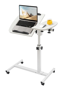 360° Adjustable Laptop Desk Stand Tilting Overbed Table wit