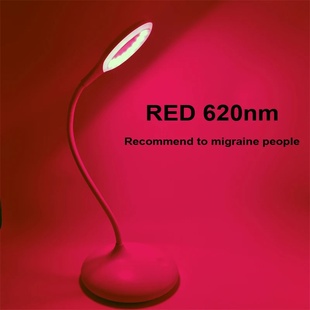 620nm Red Cordless Table Lamp with Standing Dimmable 3 Brig