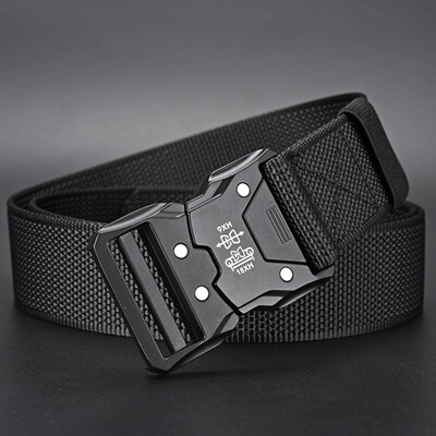 Men's Tactical Nylon Belt Outdoor Military Training Canvas