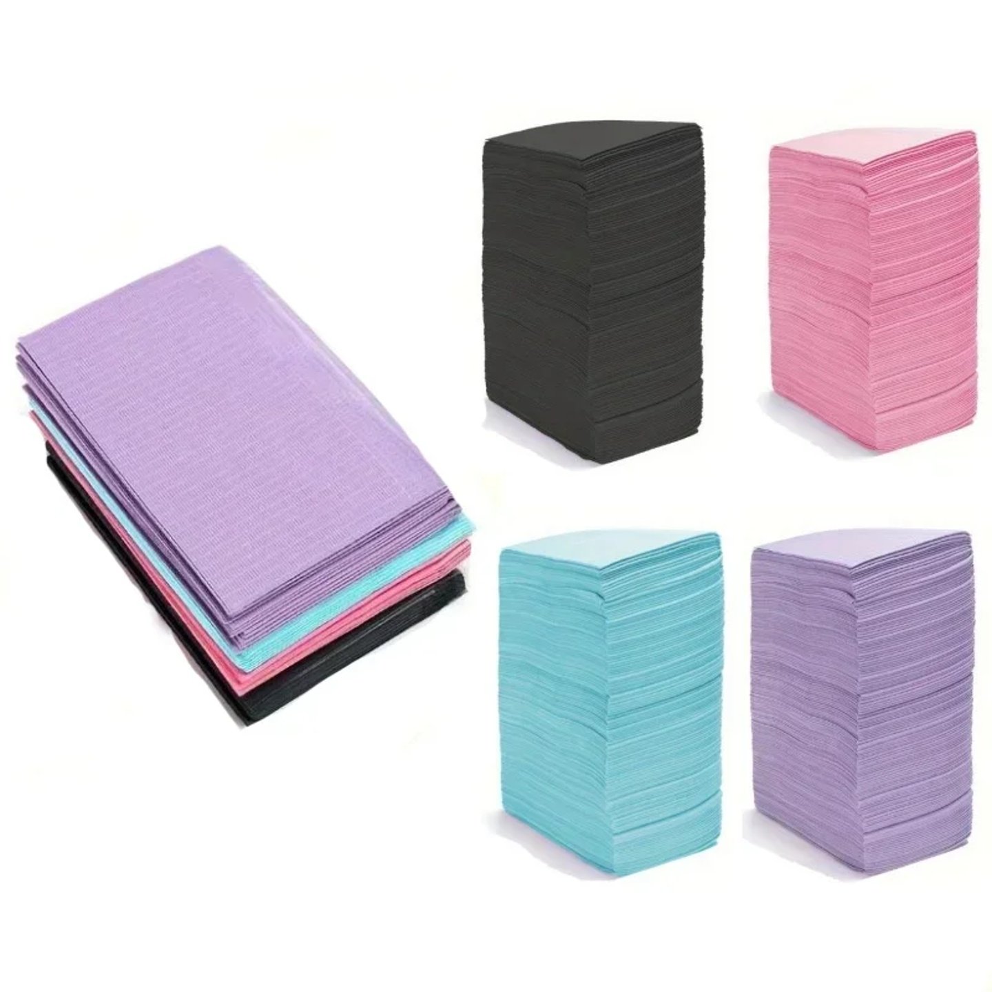 50PCS Disposable Tattoo Clean Pad Multicolour Tattoo Bibs T