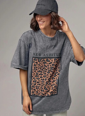 2025 new casual versatile 100% heavyweight cotton short-sle