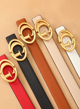Top Quality 25mm Women Belt Luxury Brand Leather Classic