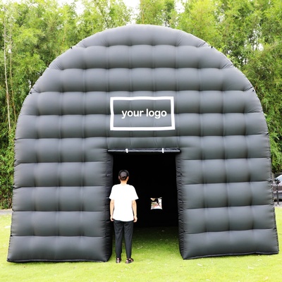 Large Black Inflatable Tent(15x15x14FT) Includes Blower Squ