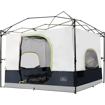 Camping Inner Tent for Pop Up Canopy Converts 10'x10' Strai