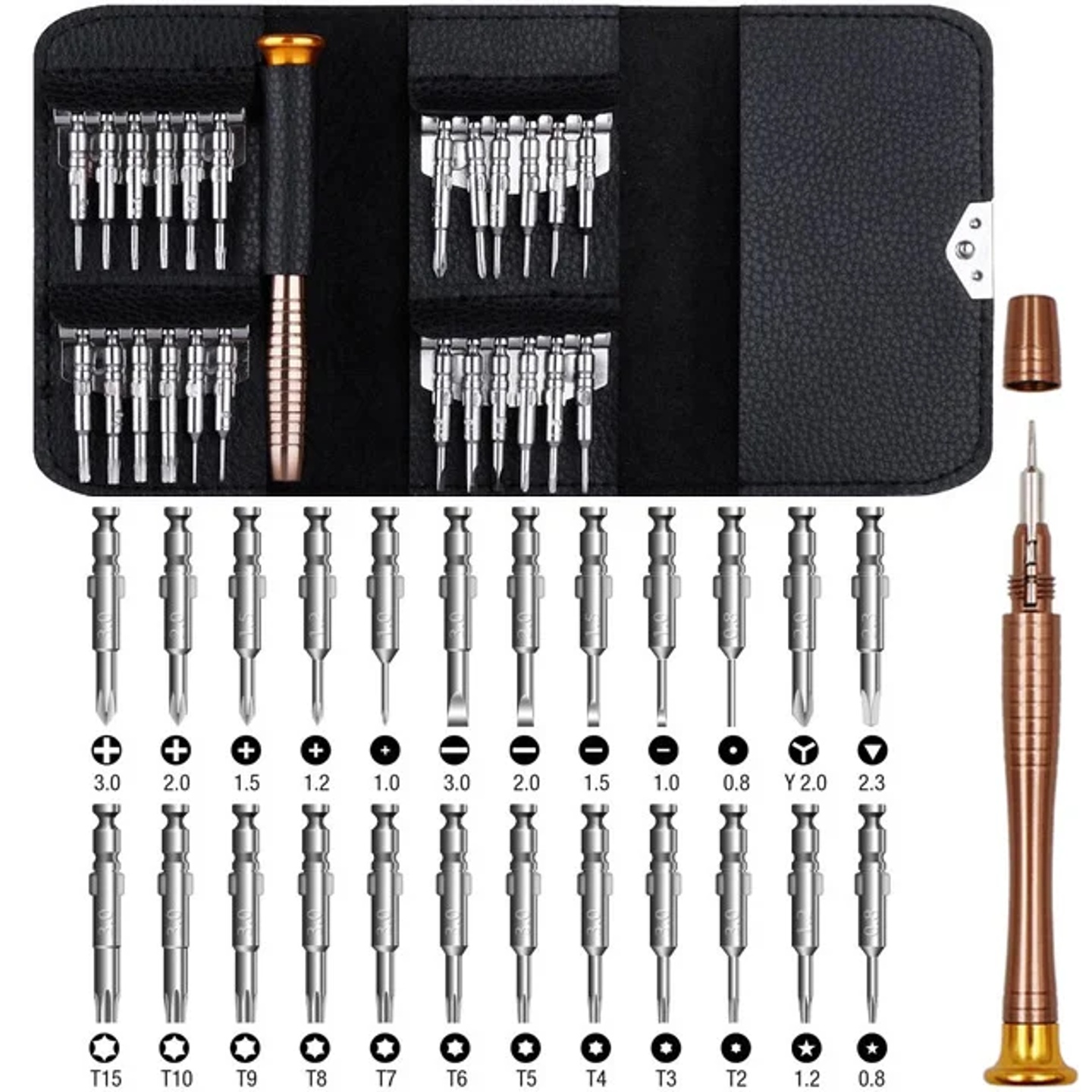 25 In 1 Torx Precision Screwdriver Bit Set Hand Tools Screw