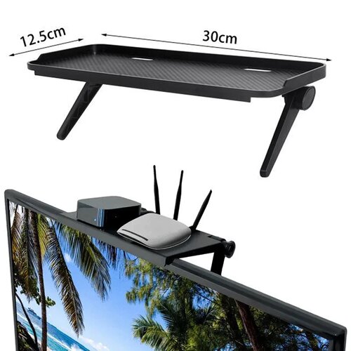 Newest Universal TV Top Shelf Hole Computer Monitor Screen