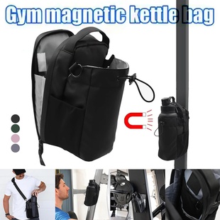 Magnetic Gym Sling Bag Large Capacity Phone Holder Crossbod