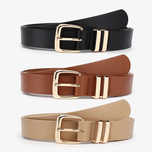 1pcs Women Student Teenager Leather Belts for Jeans Pants F