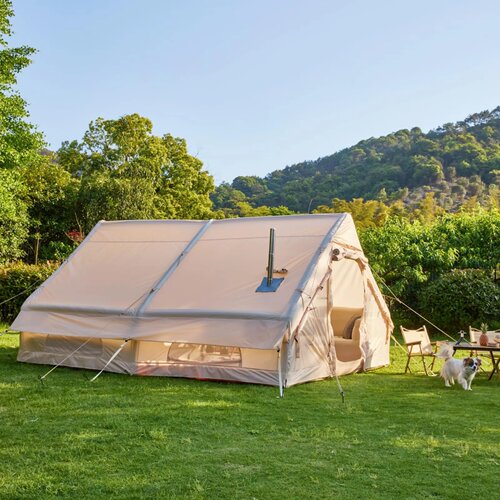 129 Square Feets Large Inflatable Camping Tent,8-10 People
