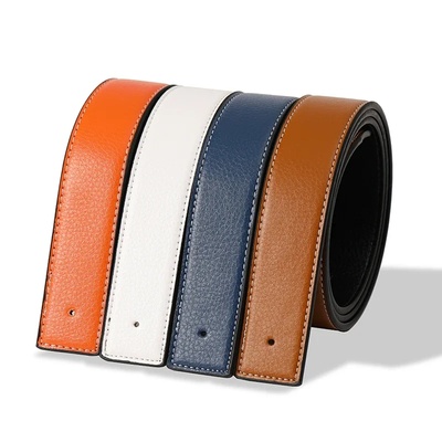 Belts No Buckle Men Women Unisex High Quality Pin Smooth Bu