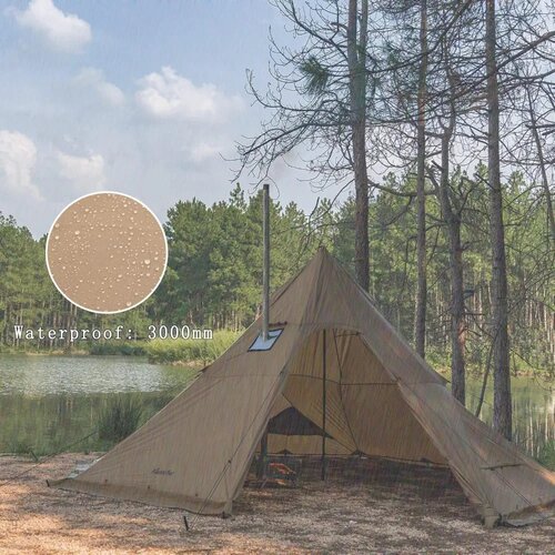 FireHiking Camping Hot Tent 4-8 Person Tipi Tent with Stove