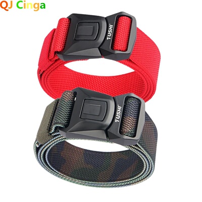 New 3.8 Quick Release Buckle Men Belts Outdoor Safety Outer