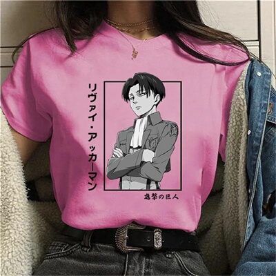Hot Anime Levi Ackerman Graphic Printed T Shirt Men Women