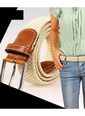 Top Fashion Striped Free Cinto Feminino Belts For Knitted E