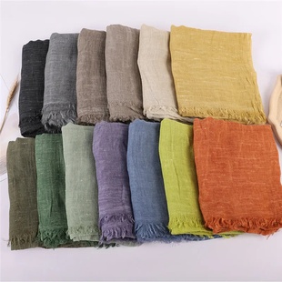2025 NEW Autumn Cotton Pashmina Shawl Lady Wrap Warm Winter