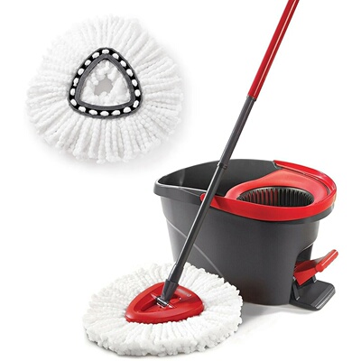 Easy Wring and Clean Floor Mop Turbo Microfibre 2in1 Replac