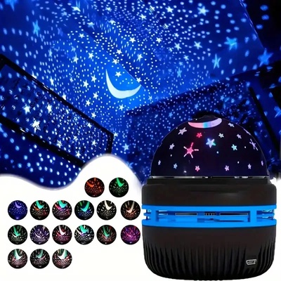 Colorful LED Starry Sky Projector Light Rotating Magic Ball