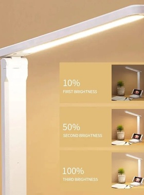 LED Foldable Desk Lamp with 3 Stepless Dimming TouchControls