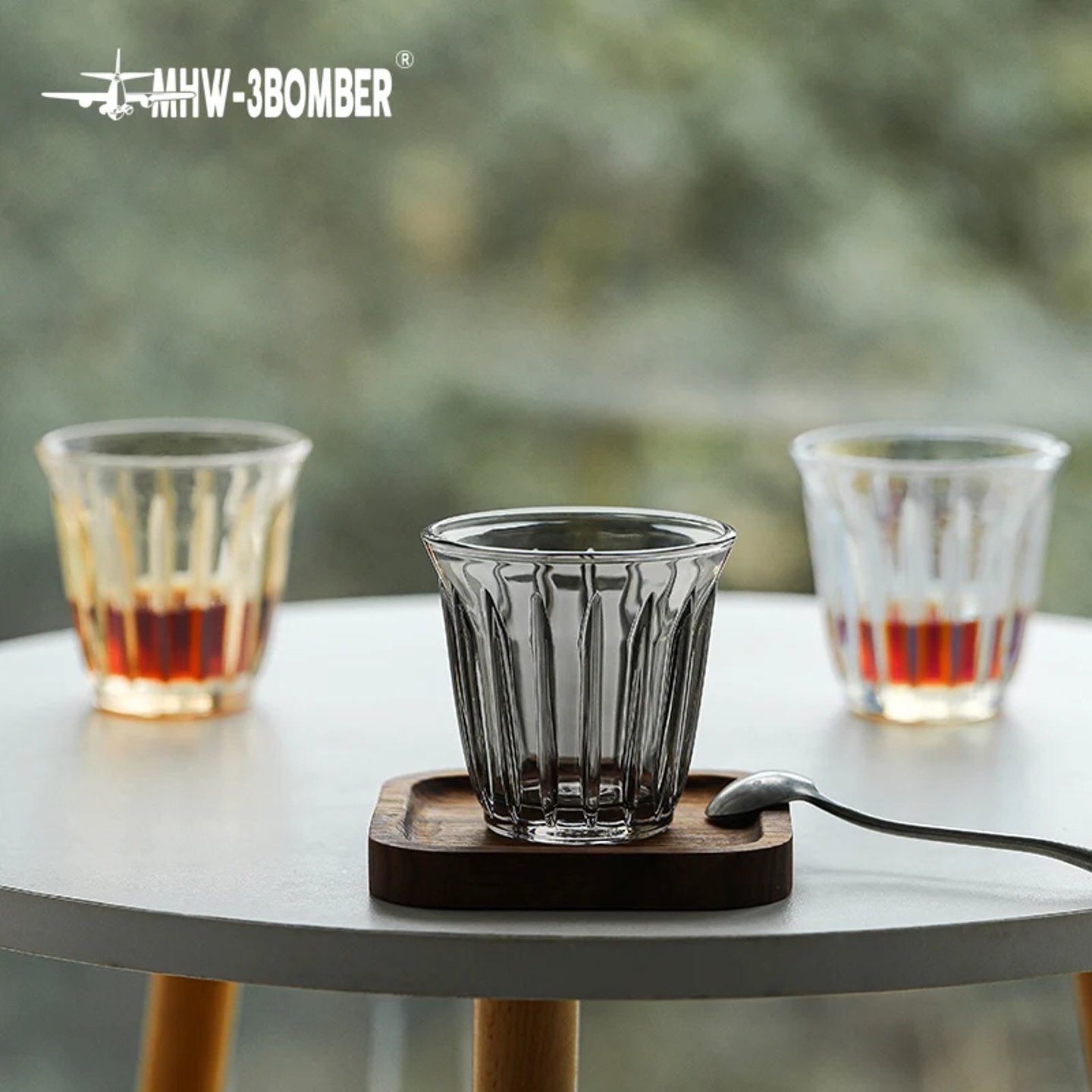 MHW-3BOMBER 160ml Glass Coffee Cup Art Wine Glasses Office