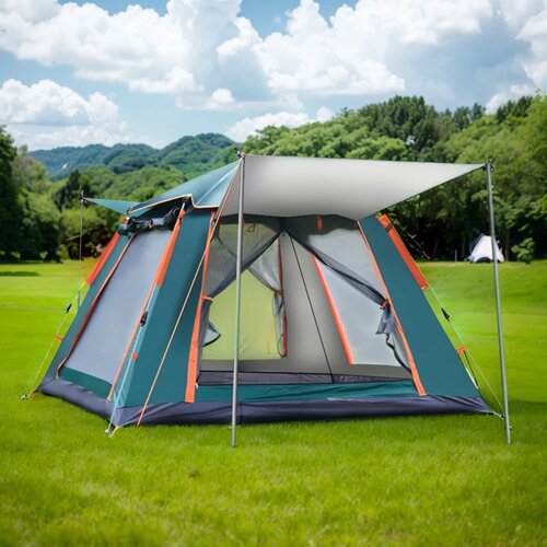 Automatic Quick Open Tent 3-4/4-6 Person Travel Family Sun
