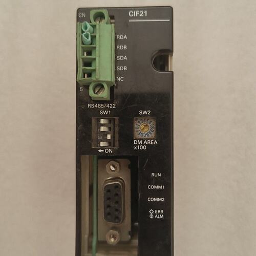 议价拆机CJ1W-CIF21模块，日本制造，带原装